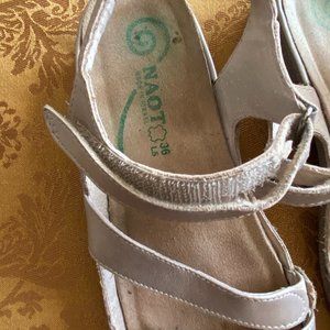 Rose Gold Naot Sandals Size 36